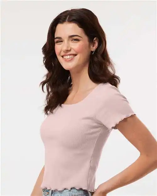 Boxercraft Bw2403 Women’s Baby Rib T-shirt - Blush