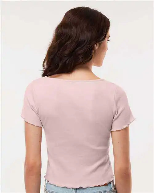 Boxercraft Bw2403 Women’s Baby Rib T-shirt - Blush