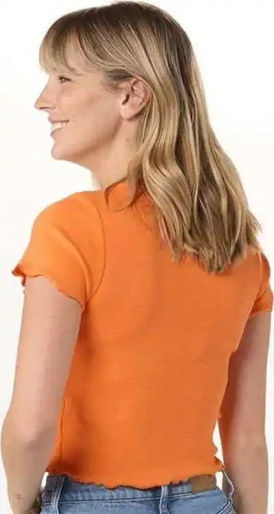 Boxercraft Bw2403 Women’s Baby Rib T-shirt - Mandarin