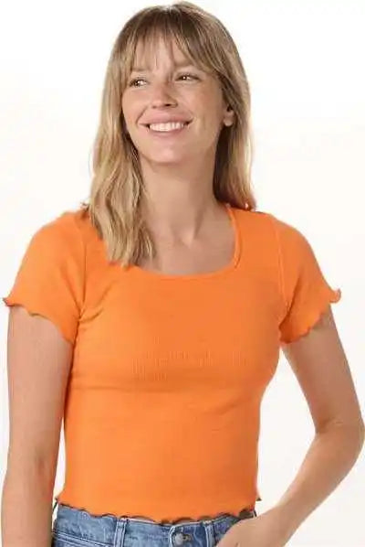 Boxercraft Bw2403 Women’s Baby Rib T-shirt - Mandarin