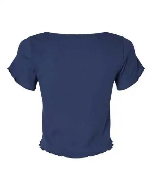 Boxercraft Bw2403 Women’s Baby Rib T-shirt - Navy