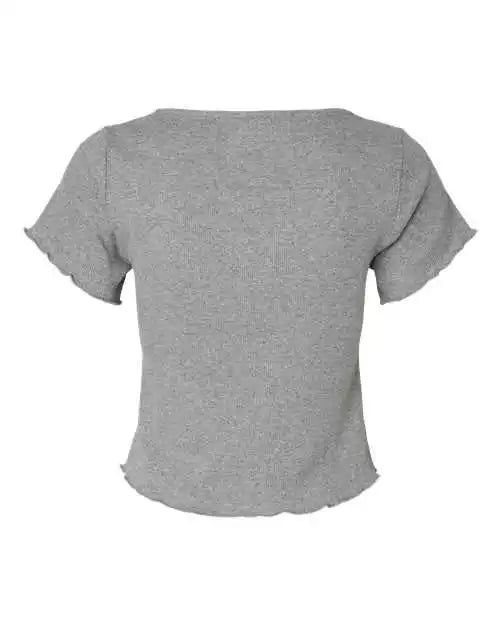 Boxercraft Bw2403 Women’s Baby Rib T-shirt - Oxford Heather
