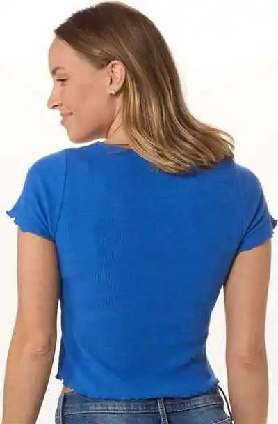 Boxercraft Bw2403 Women’s Baby Rib T-shirt - True Royal