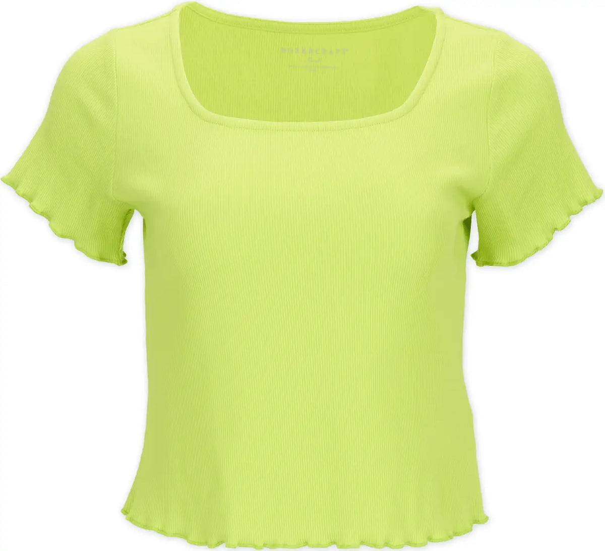 Boxercraft Bw2403 Women’s Baby Rib Top - Cyber Lime - Ladies Xs