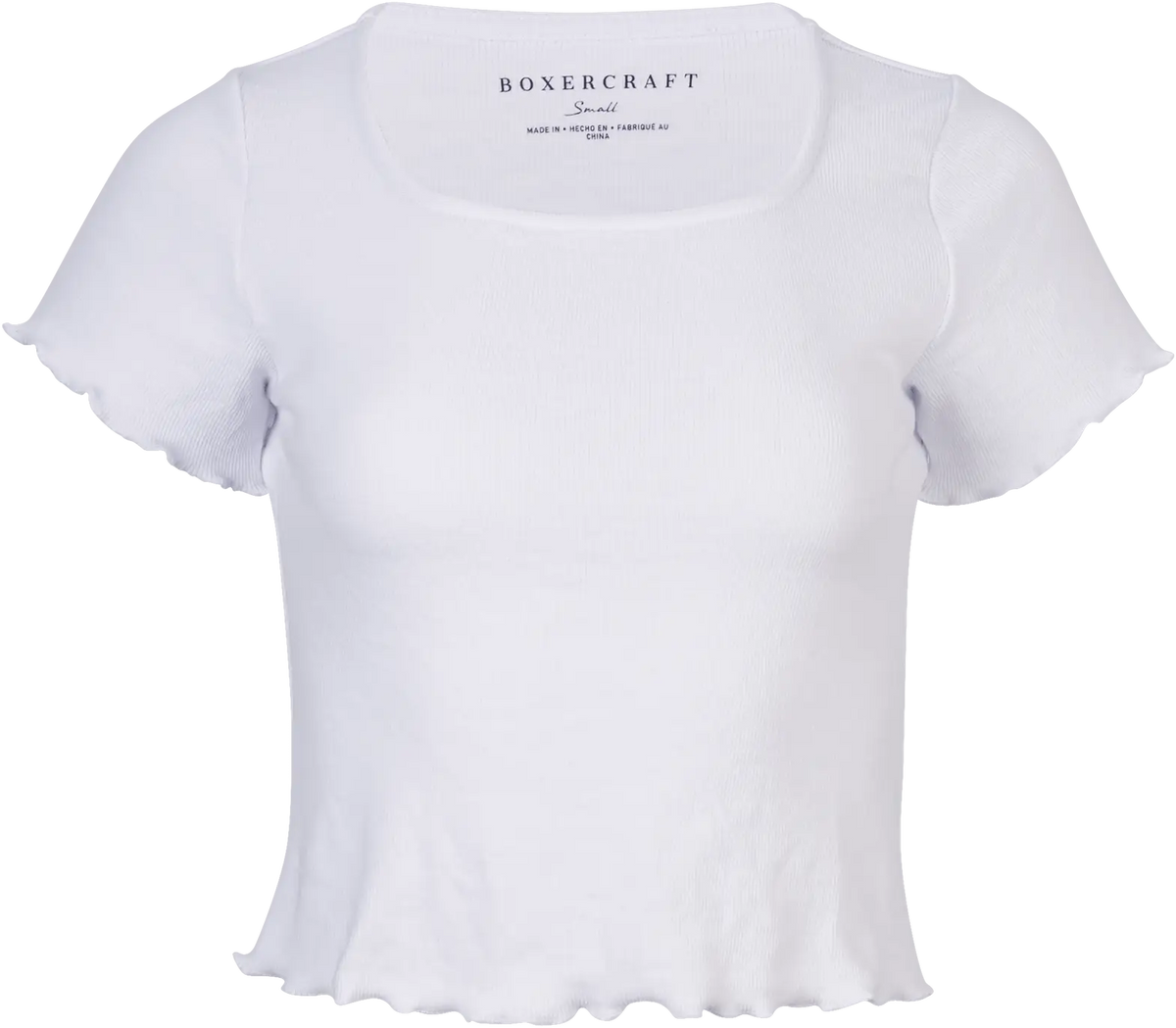 Boxercraft Bw2403 Women’s Baby Rib Top - White - Ladies Xs