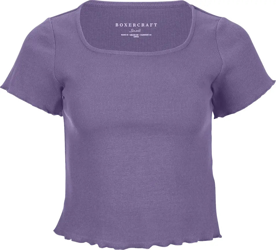 Boxercraft Bw2403 Women’s Baby Rib Top - Wisteria - Ladies Xs