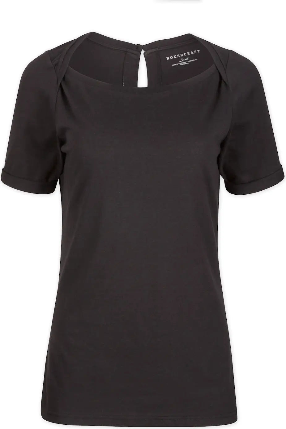 Boxercraft Bw2404 Women’s Care Free Tee - Black - Ladies Xs