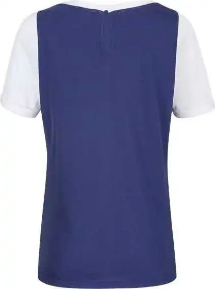 Boxercraft Bw2404 Women’s Carefree T-shirt - Navy White
