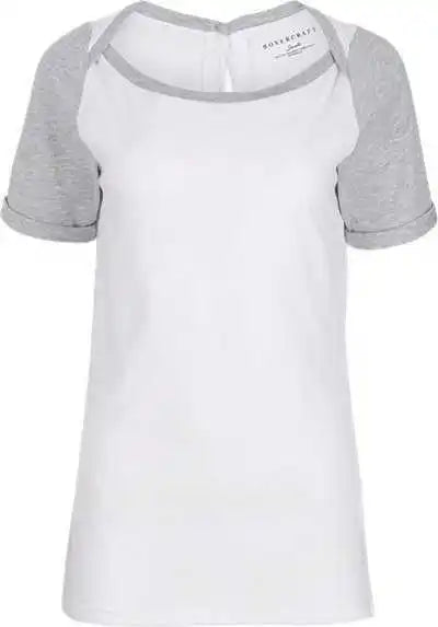 Boxercraft Bw2404 Women’s Carefree T-shirt - White Oxford