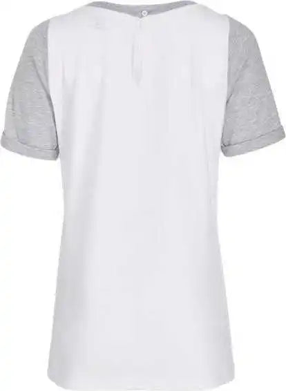 Boxercraft Bw2404 Women’s Carefree T-shirt - White Oxford