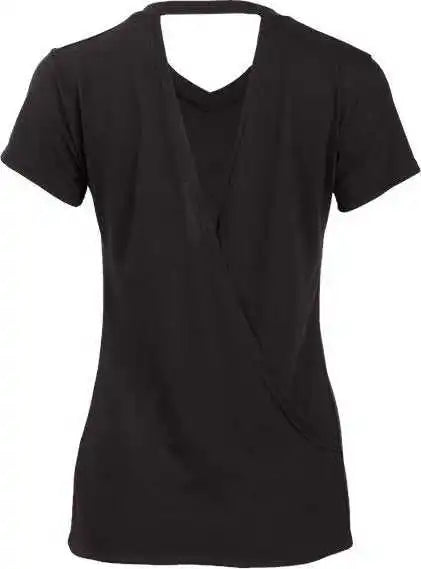 Boxercraft Bw2405 Women’s Bella Crossback T-shirt - Black