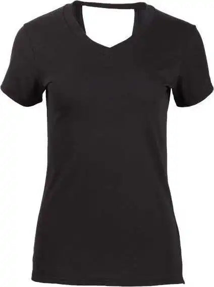 Boxercraft Bw2405 Women’s Bella Crossback T-shirt - Black