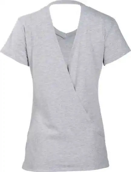Boxercraft Bw2405 Women’s Bella Crossback T-shirt - Oxford Heather