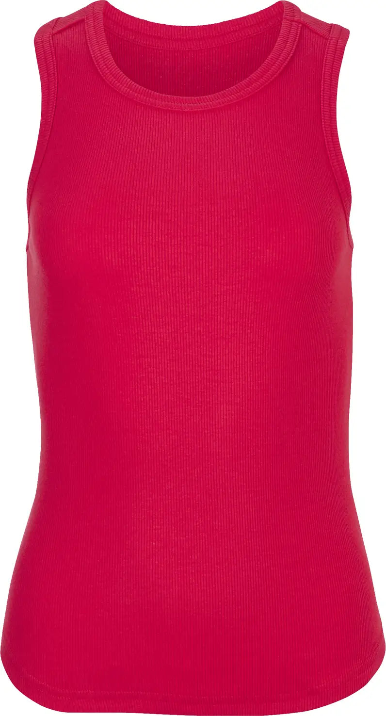 Boxercraft Bw2501 Adrienne Rib Tank - Red - Ladies Xs