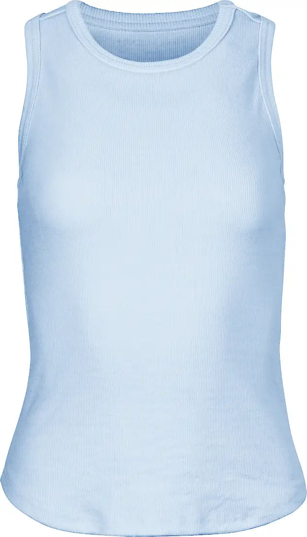 Boxercraft Bw2501 Adrienne Rib Tank - Sky Blue - Ladies Xs