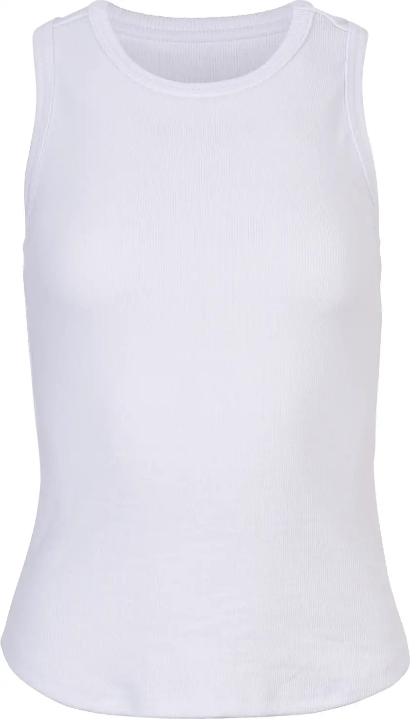 Boxercraft Bw2501 Adrienne Rib Tank - White - Ladies Xs