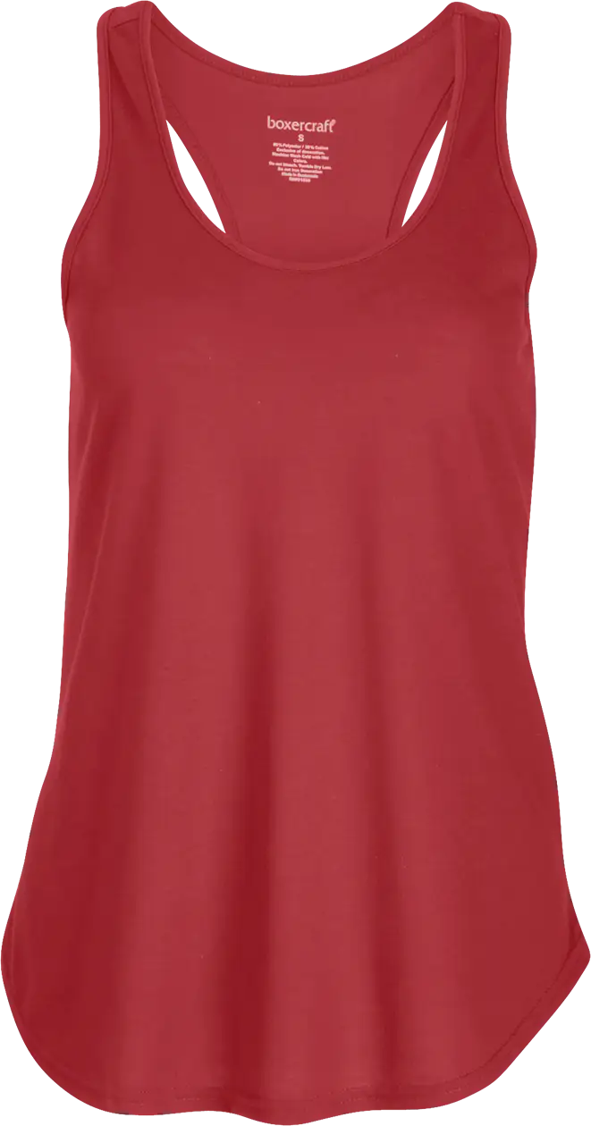 Boxercraft Bw2502 Essential Racerback Tank T90 - Brick Red - Ladies Xs