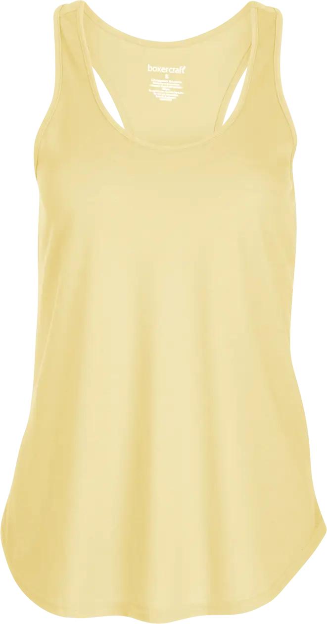 Boxercraft Bw2502 Essential Racerback Tank T90 - Daffodil - Ladies Xs