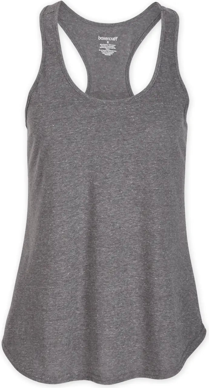Boxercraft Bw2502 Essential Racerback Tank T90 - Granite - Ladies Xs