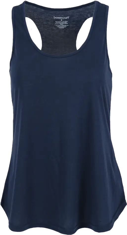 Boxercraft Bw2502 Essential Racerback Tank T90 - Navy - Ladies Xs