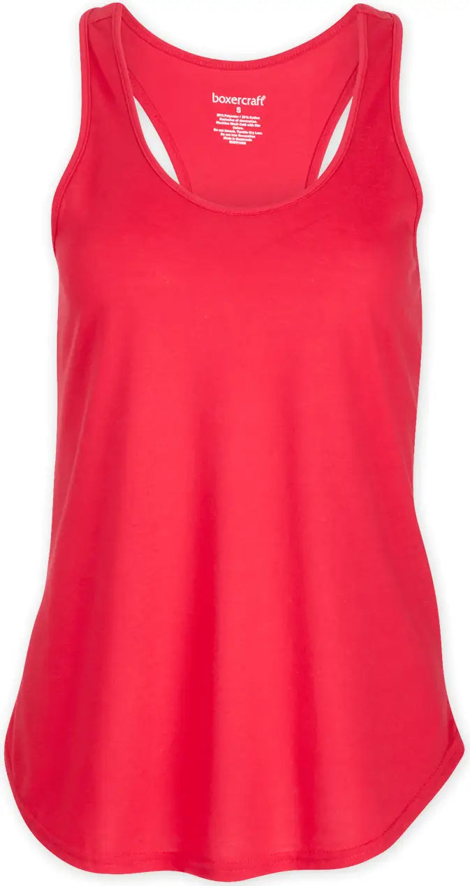 Boxercraft Bw2502 Essential Racerback Tank T90 - True Red - Ladies Xs