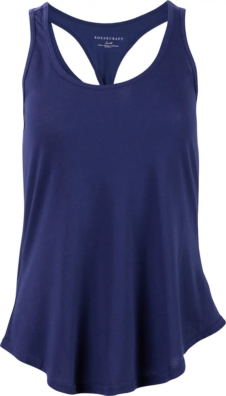 Boxercraft Bw2505 Lds Twistback Tank - Navy - Ladies Xs