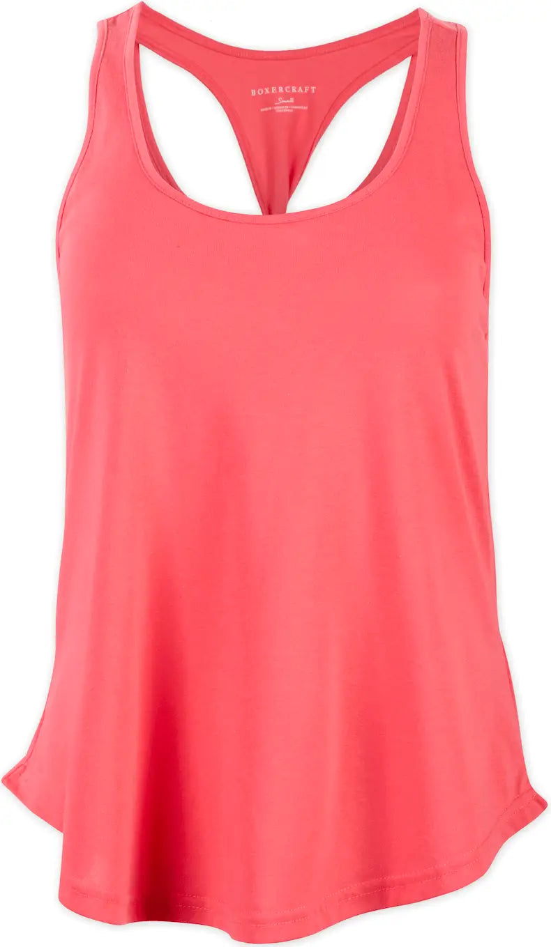 Boxercraft Bw2505 Lds Twistback Tank - Paradise - Orange / Ladies Xs