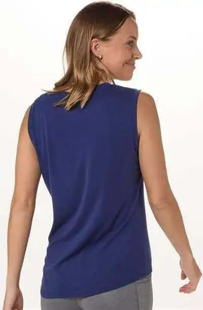 Boxercraft Bw2507 Women’s Knot Front T-shirt - Navy