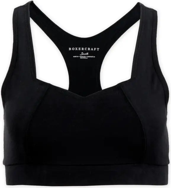 Boxercraft Bw2701 Women’s Sweetheart Sports Bra - Black - Ladies Xs