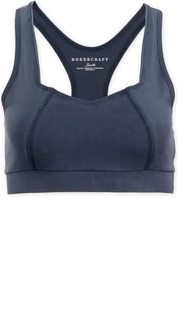 Boxercraft Bw2701 Women’s Sweetheart Sports Bra - Castlerock - Dark Gray / Ladies Xs