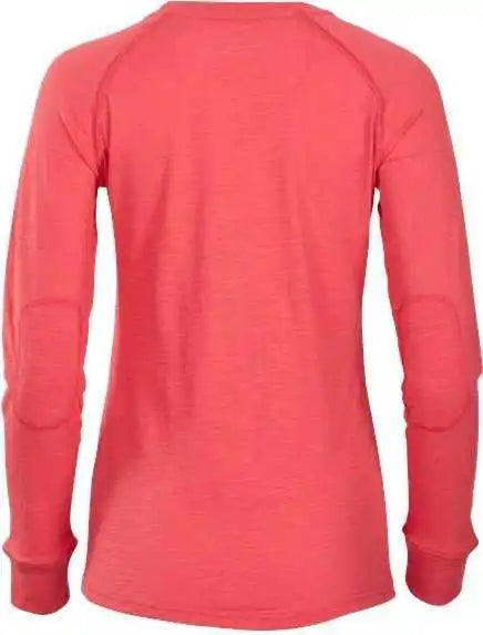 Boxercraft Bw3166 Women’s Solid Preppy Patch Long Sleeve T-shirt - Paradise