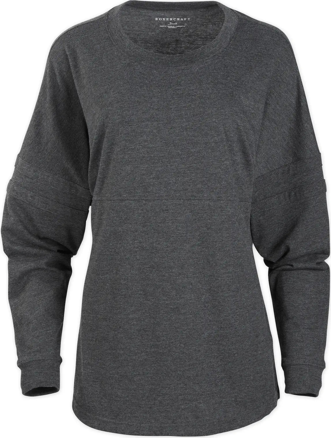 Boxercraft Bw3514 Women’s Pom Jersey T14 - Charcoal - Dark Gray / Ladies Xs