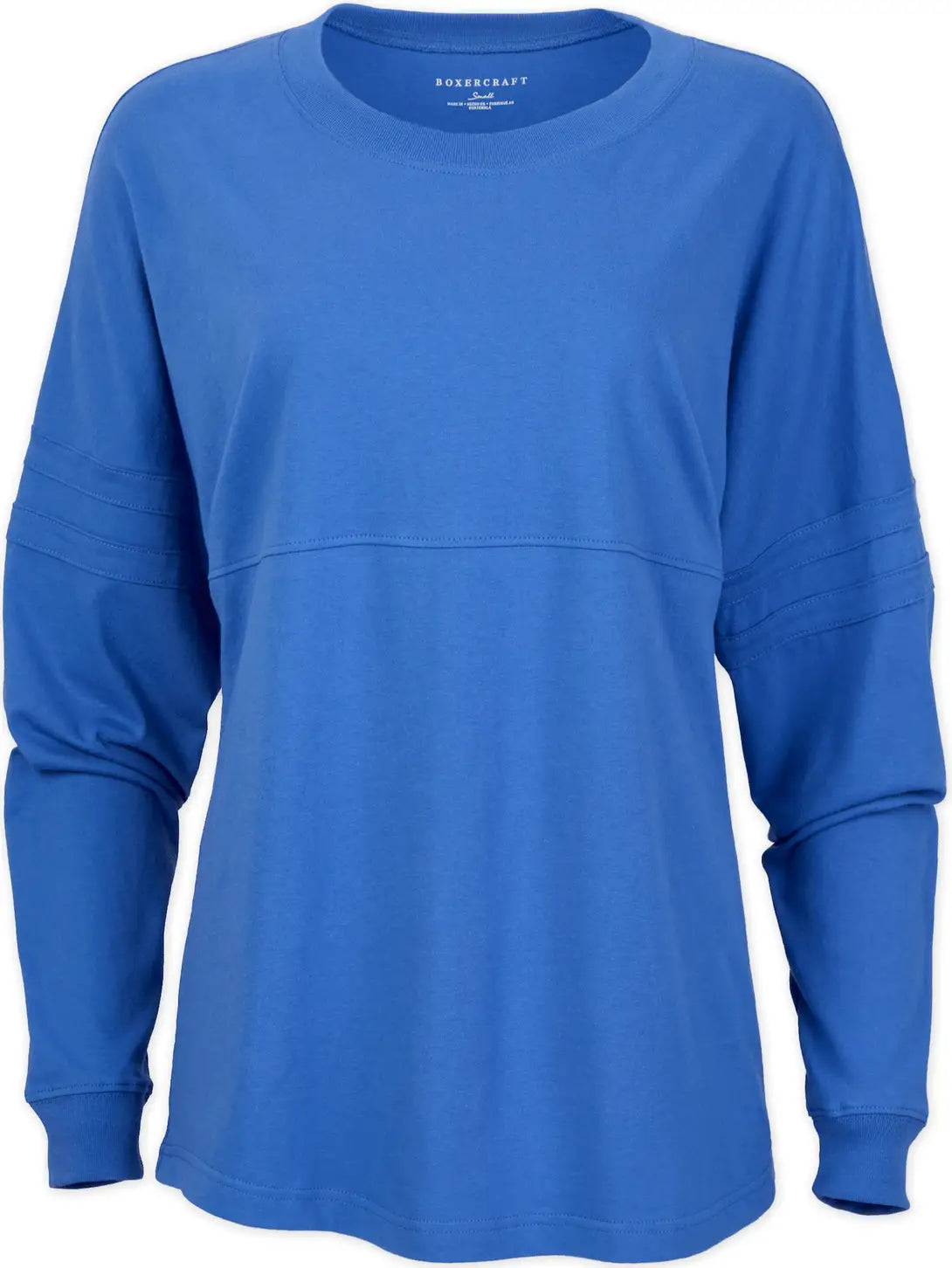 Boxercraft Bw3514 Women’s Pom Jersey T14 - Collegiate Blue - Ladies Xs