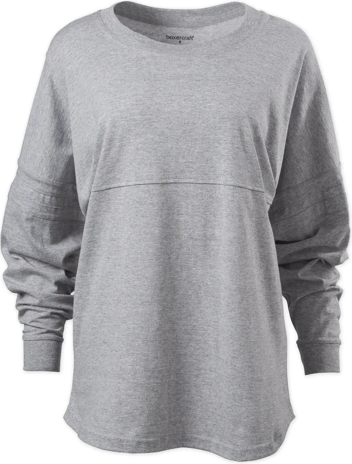 Boxercraft Bw3514 Women’s Pom Jersey T14 - Oxford Heather - Gray / Ladies Xs