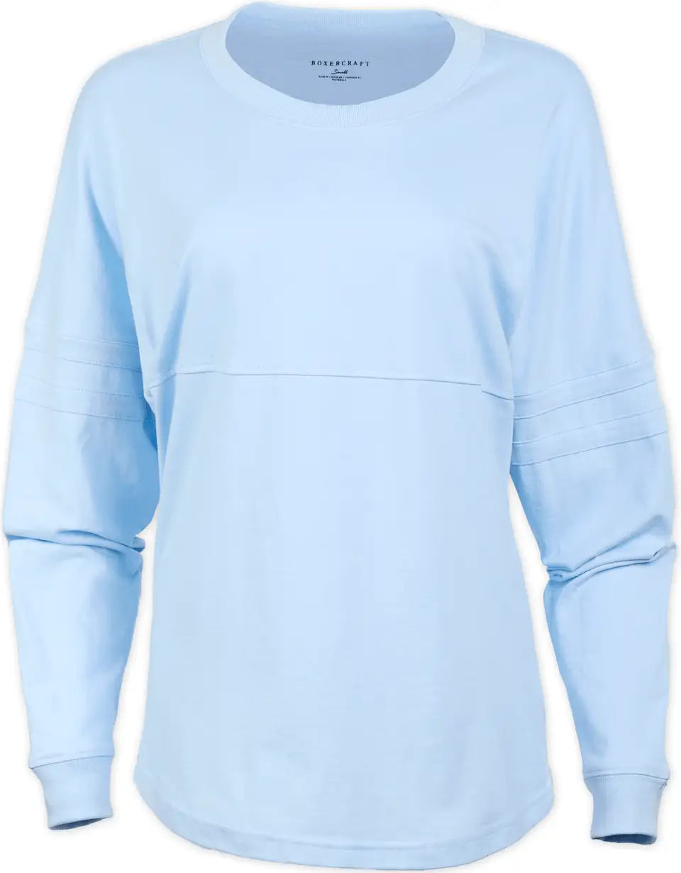 Boxercraft Bw3514 Women’s Pom Jersey T14 - Sky Blue - Ladies Xs
