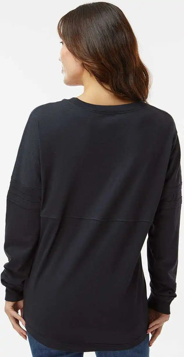 Boxercraft Bw3514 Women’s Pom Long Sleeve Jersey t Shirt Black