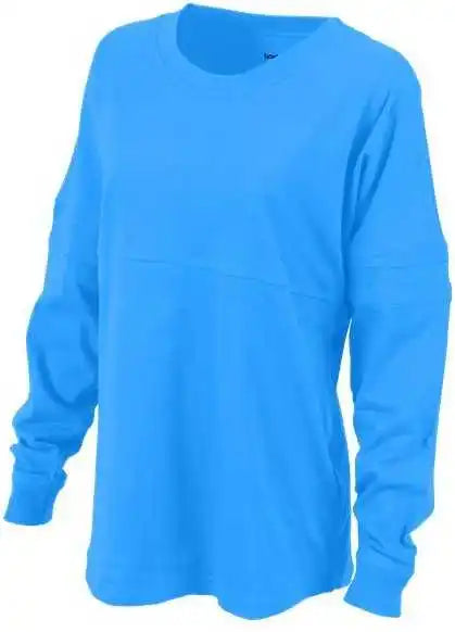 Boxercraft Bw3514 Women’s Pom Long Sleeve Jersey T-shirt - Collegiate Blue