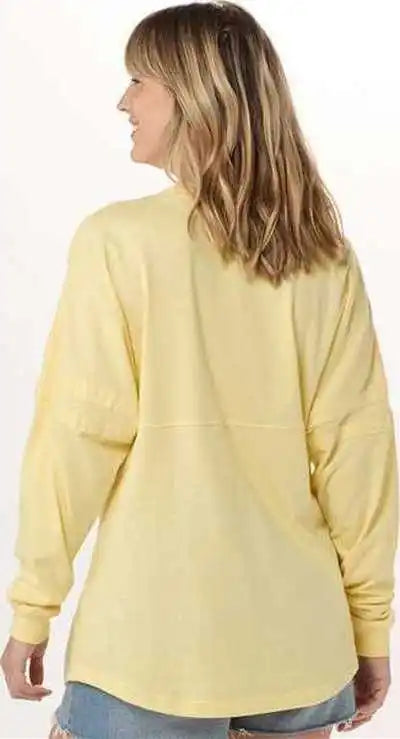 Boxercraft Bw3514 Women’s Pom Long Sleeve Jersey t Shirt Daffodil