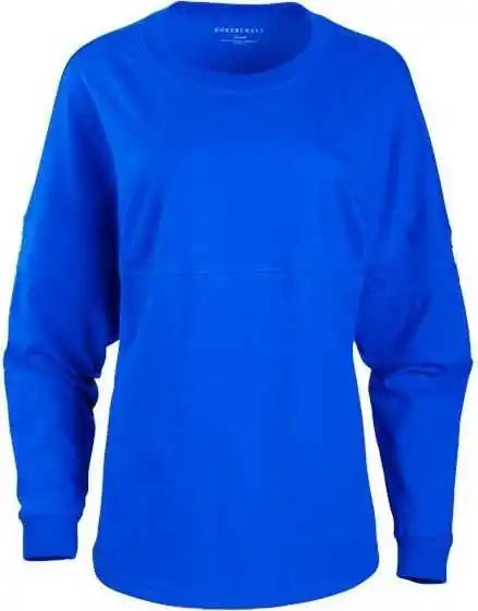 Boxercraft Bw3514 Women’s Pom Long Sleeve Jersey t Shirt Electric Royal