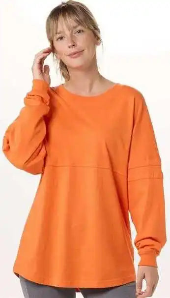 Boxercraft Bw3514 Women’s Pom Long Sleeve Jersey T-shirt - Mandarin