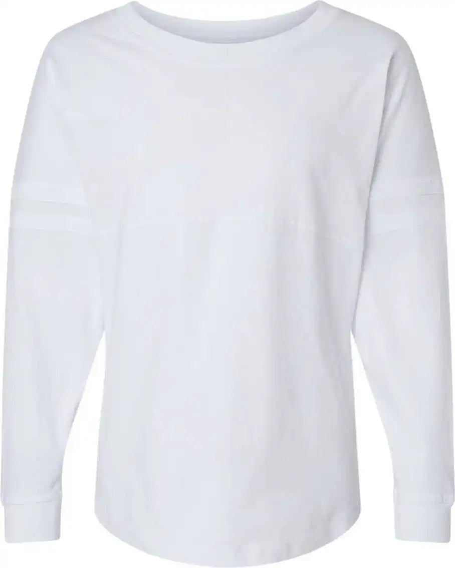 Boxercraft Bw3514 Women’s Pom Long Sleeve Jersey t Shirt White