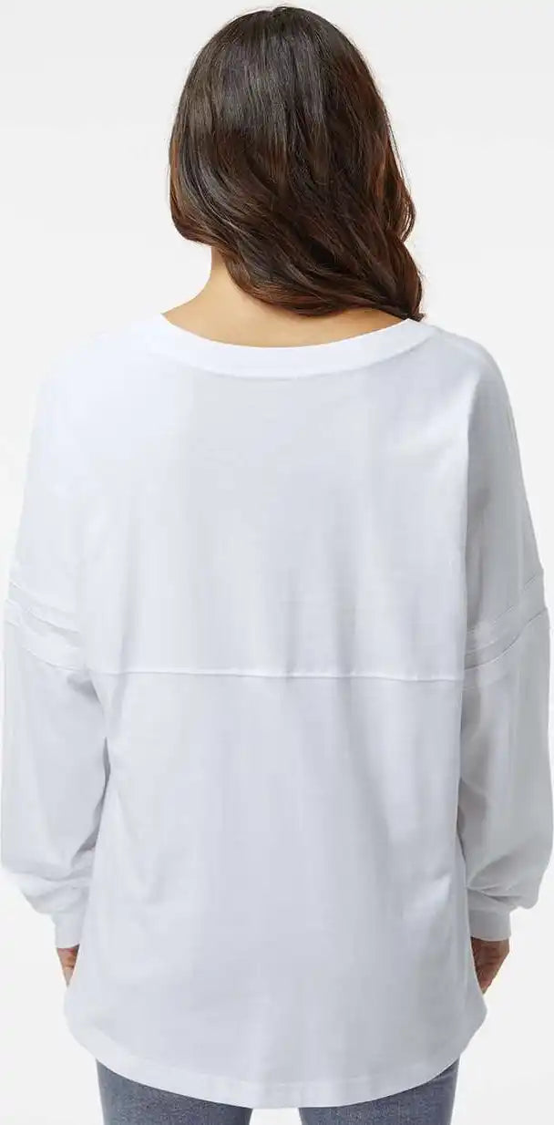 Boxercraft Bw3514 Women’s Pom Long Sleeve Jersey t Shirt White