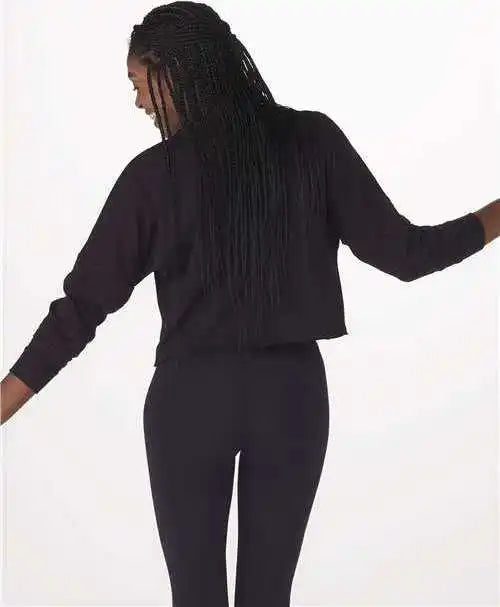 Boxercraft Bw3515 Women’s Crop Retro Jesery - Black