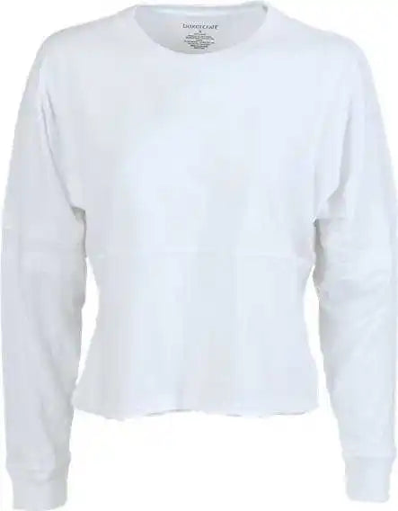 Boxercraft Bw3515 Women’s Crop Retro Jesery White