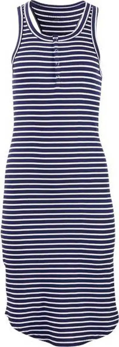 Boxercraft Bw4201 Women’s Vivian Dress - White Navy