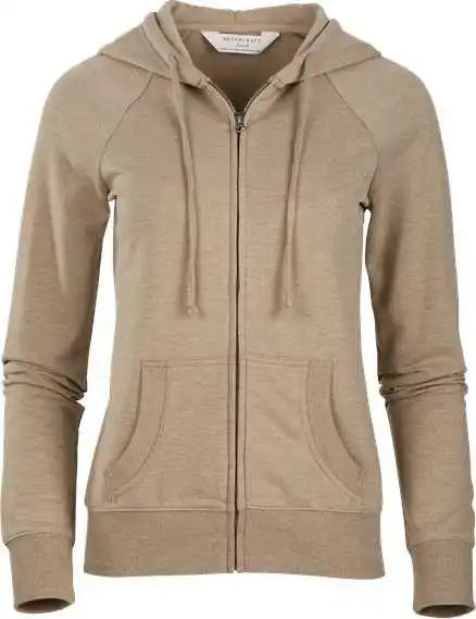 Boxercraft Bw5201 Women’s Dream Fleece Full-zip Hooded Sweatshirt - Latte Heather