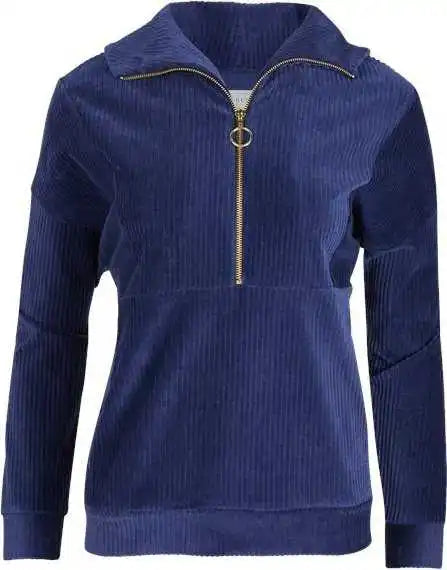 Boxercraft Bw5203 Women’s Manchester Quarter Zip - Navy