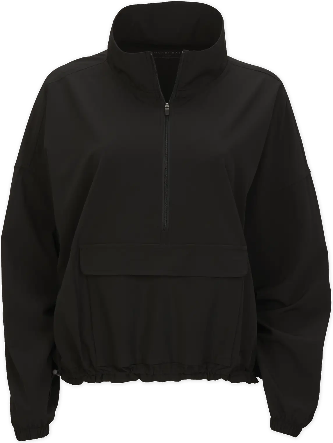 Boxercraft Bw5204 Stretch Woven Quarter Zip - Black - Ladies Xs