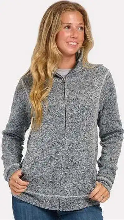 Boxercraft Bw5207 Women’s Alpine Full-zip - Black Heather