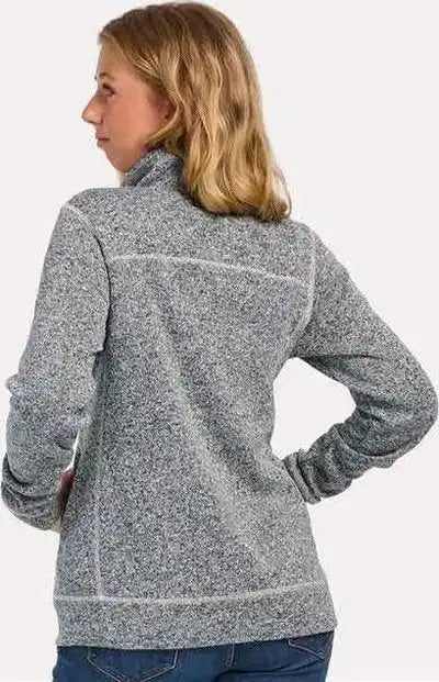 Boxercraft Bw5207 Women’s Alpine Full-zip - Black Heather